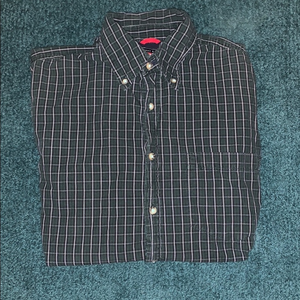 Vintage Mens Wrangler Dress Button Up